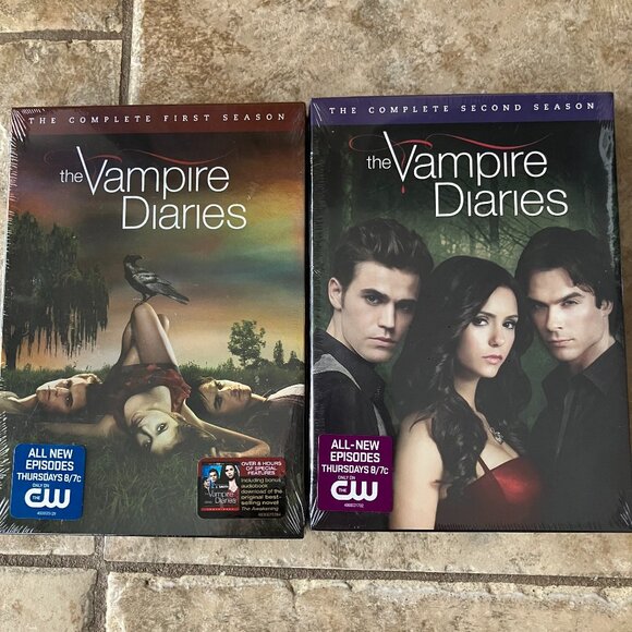 The Vampire Diaries Complete Seasons 1 And 2 DVD New Sealed - Picture 1 of 2